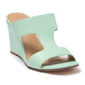 14th & Union Samira Wedge Seafoam Size 7M